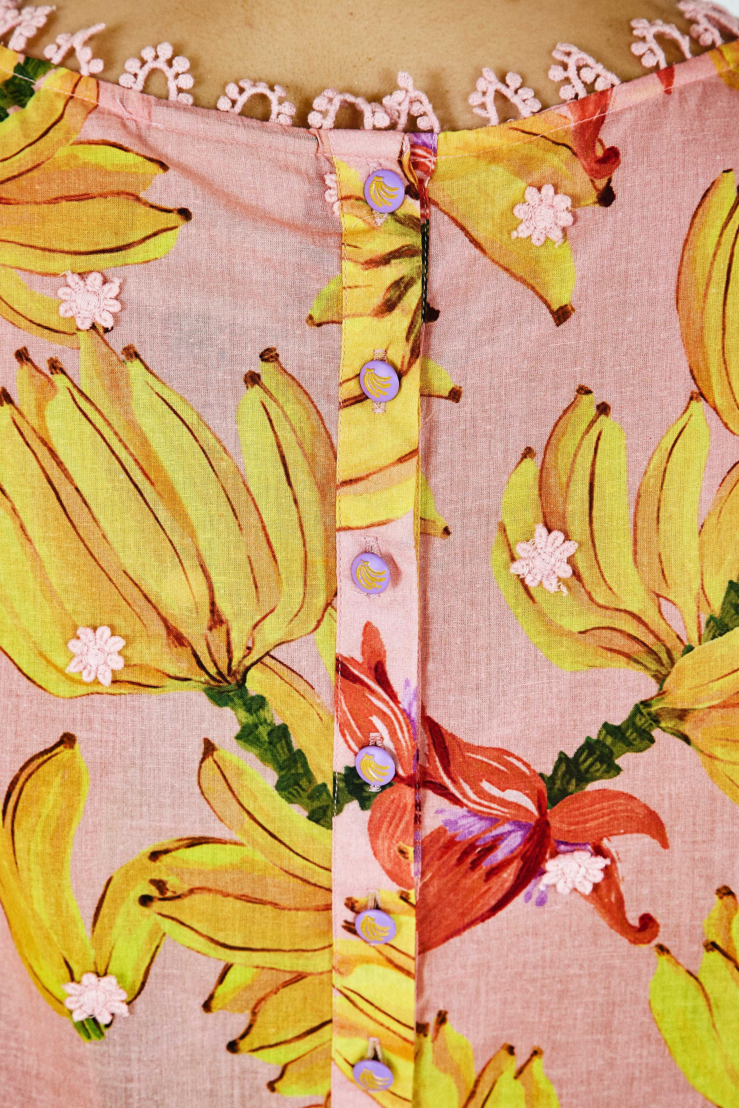 BANANA TASTE BLOUSE sold by FARM Rio product image thumbnail 3