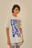 Off-White Copacabana Organic Cotton Relaxed T-Shirt sold by FARM Rio