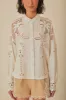 White Palms Richelieu Euroflax™ Premium Linen Shirt sold by FARM Rio