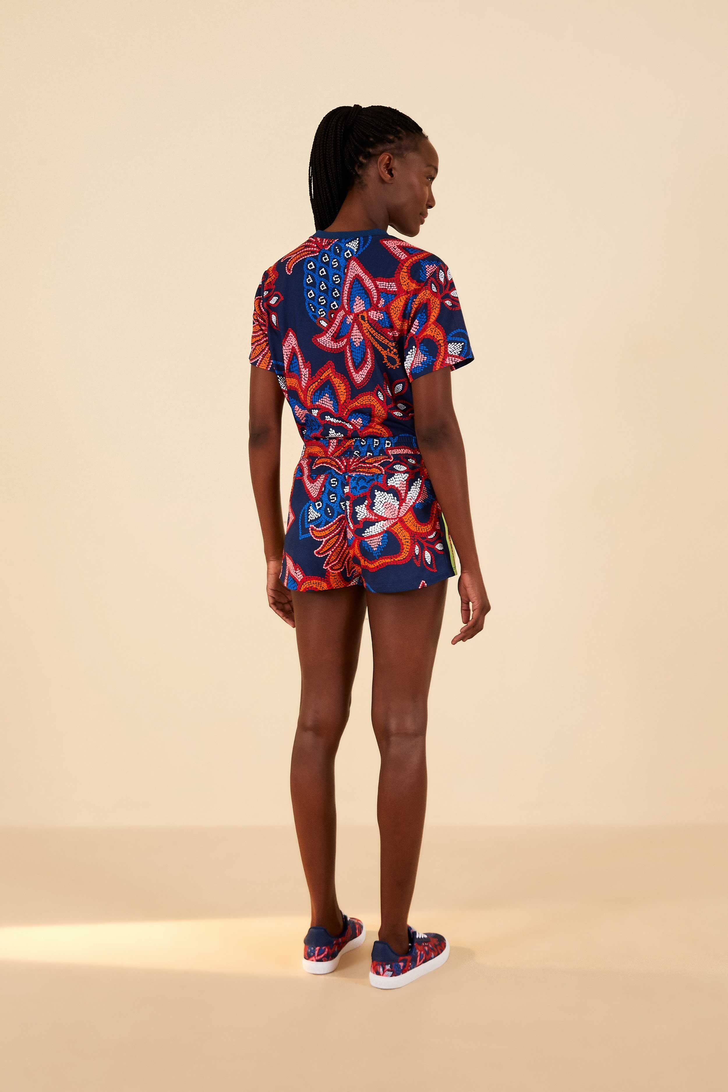 ADIDAS FARM PACER SHORTS BLUE sold by FARM Rio product image thumbnail 2