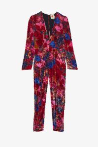 Red Wild Life Jumpsuit sold by FARM Rio