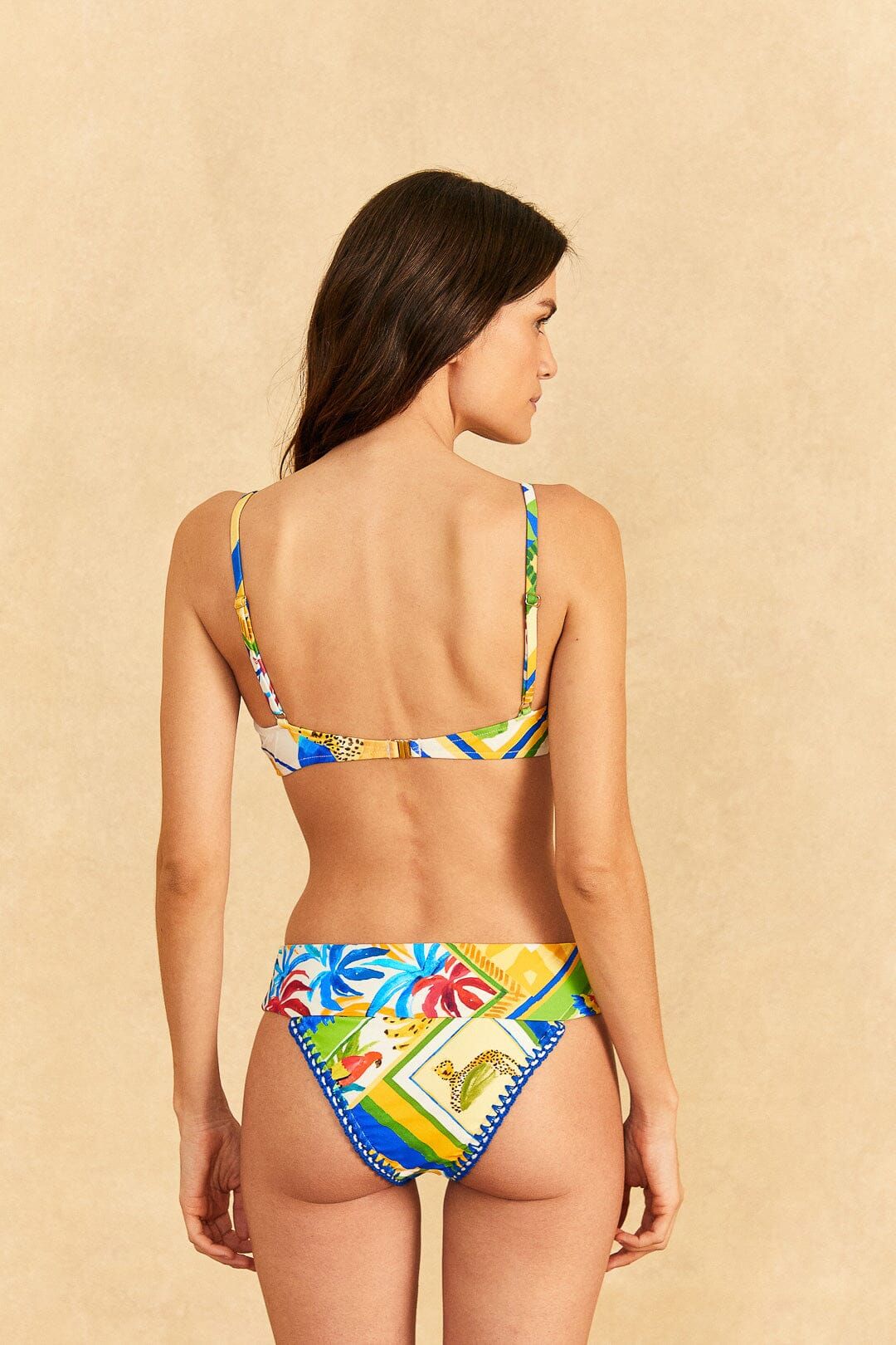 Bahia Mixed Scarves Underwire Bikini Top sold by FARM Rio product image thumbnail 4