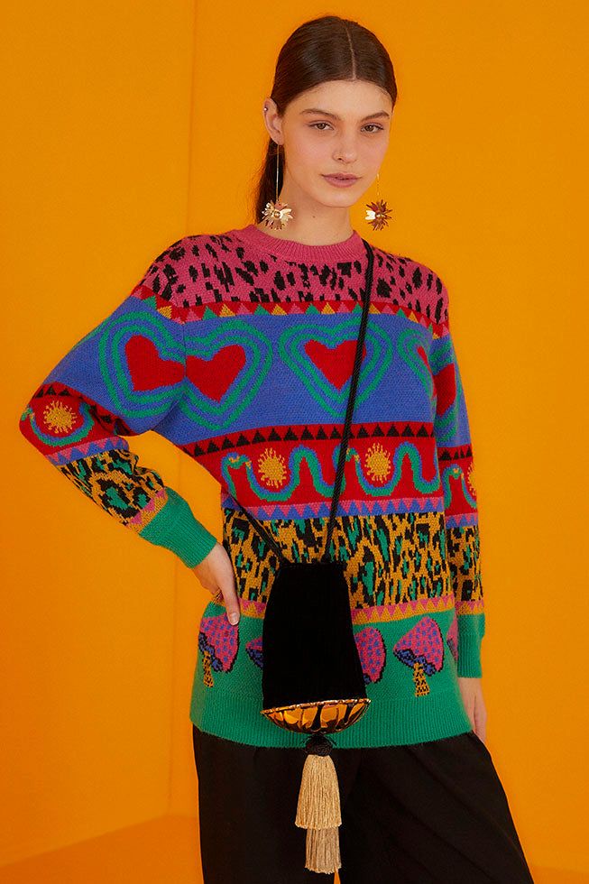 Graphic Elements Ainika Sweater sold by FARM Rio product image thumbnail 3