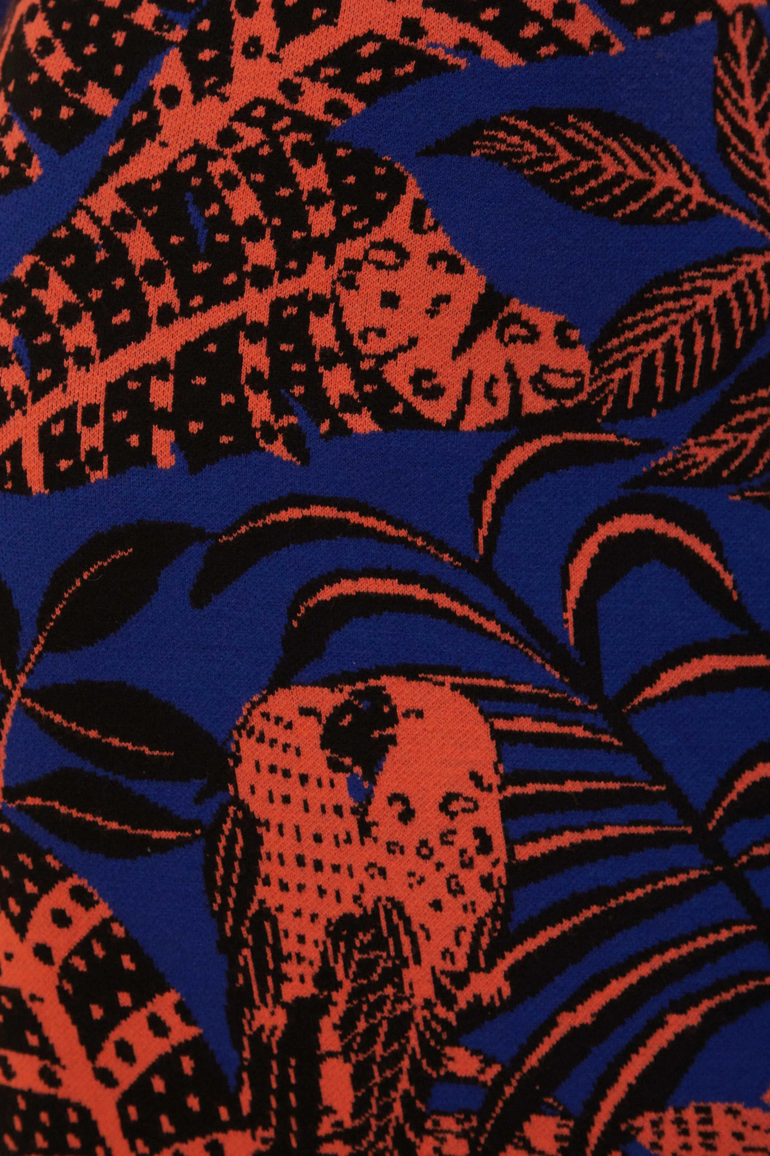 Blue Tropical Gold Long Sleeve Dress sold by FARM Rio product image thumbnail 5