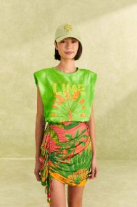 Green Lime Bananas Organic Cotton T-Shirt sold by FARM Rio