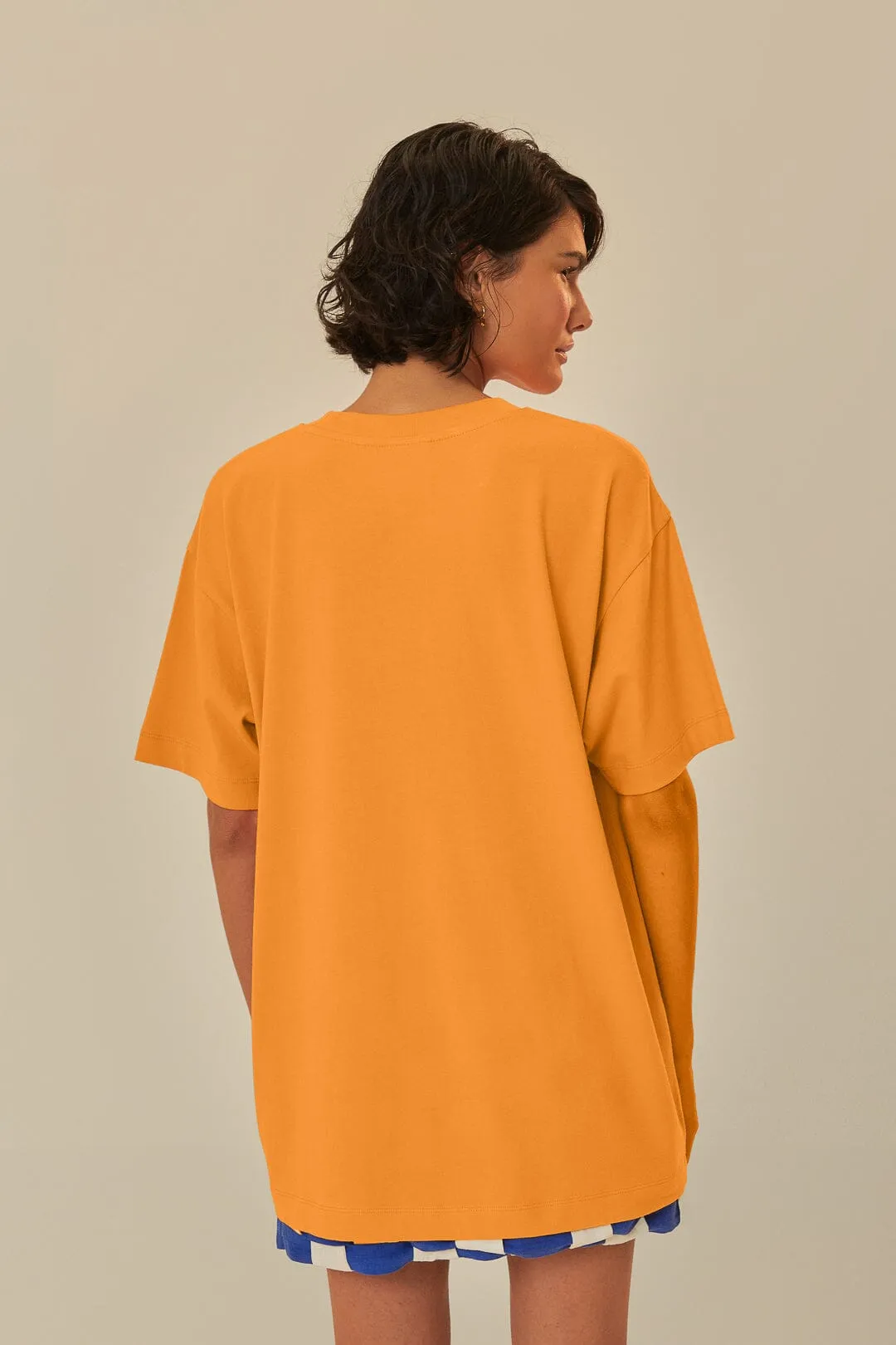 Orange Farm Rio To Table Organic Cotton T-Shirt sold by FARM Rio product image thumbnail 4
