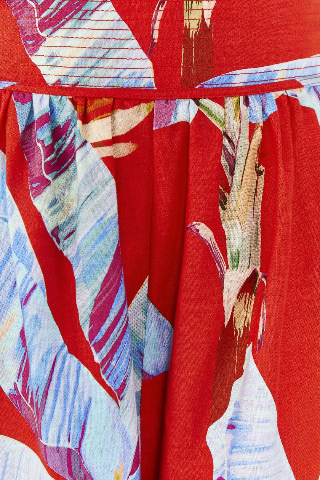 Red Sweet Jungle Organic Cotton Shorts sold by FARM Rio product image thumbnail 3