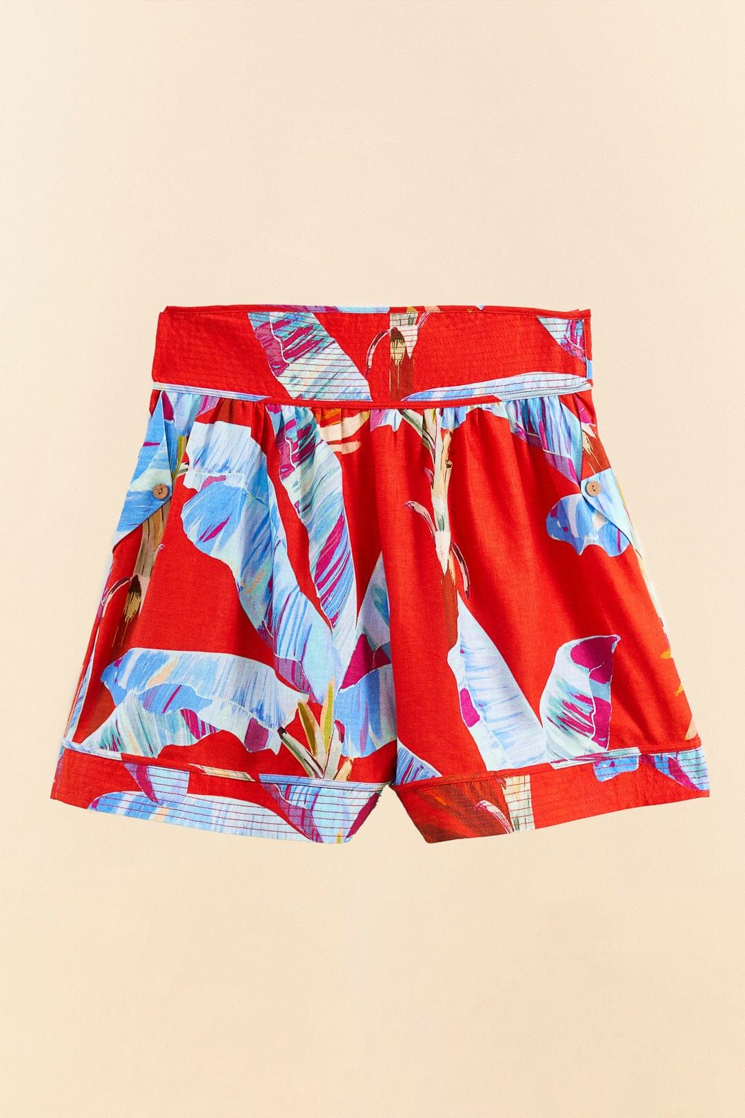 Red Sweet Jungle Organic Cotton Shorts sold by FARM Rio product image thumbnail 4