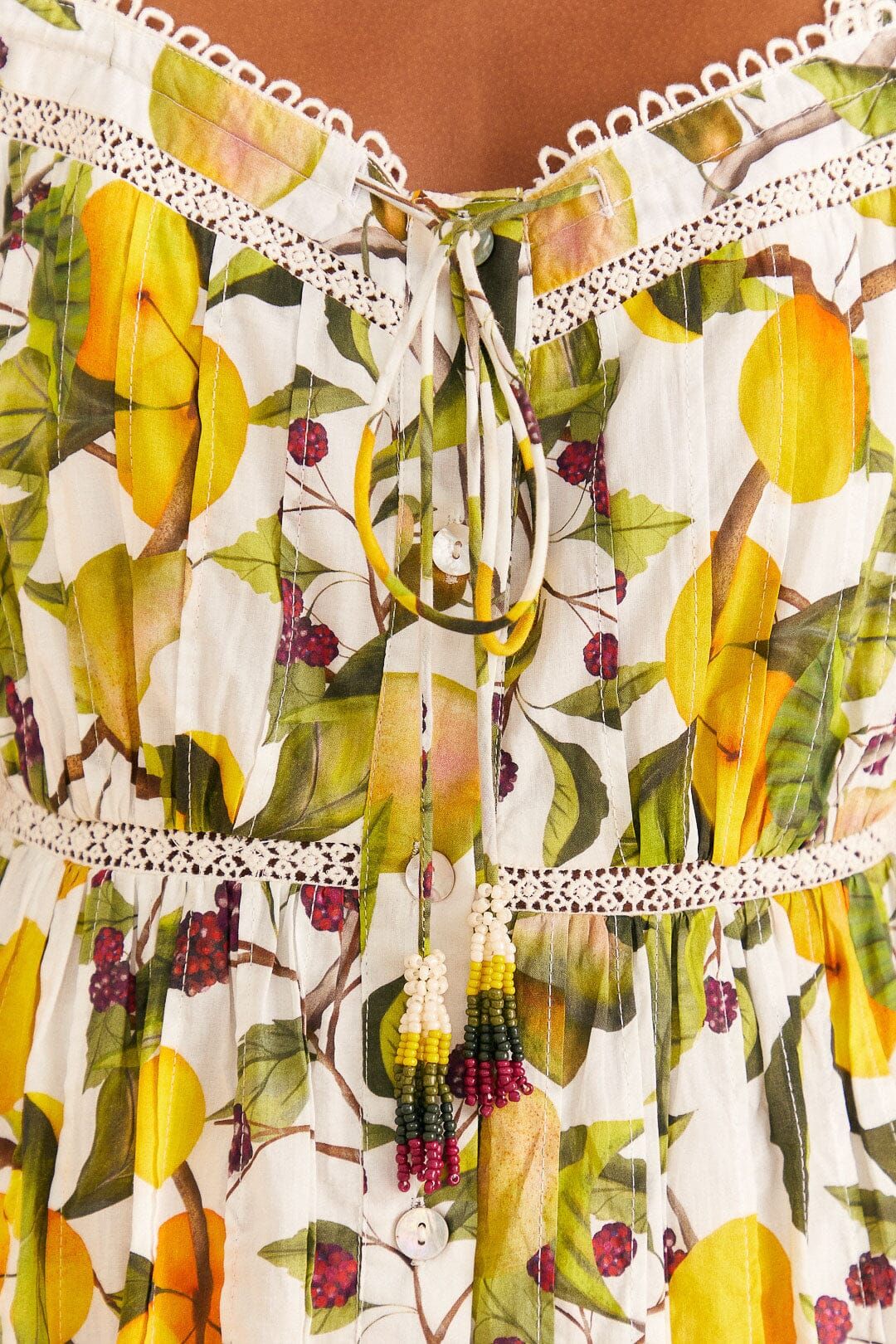 Off-white Fruit Orchard Mini Dress sold by FARM Rio product image thumbnail 5