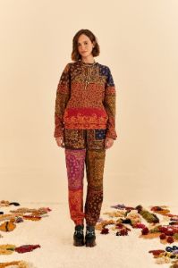 Bandana Dream Mixed Leopard Texture Sweatshirt sold by FARM Rio