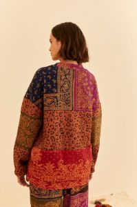 Bandana Dream Mixed Leopard Texture Sweatshirt sold by FARM Rio