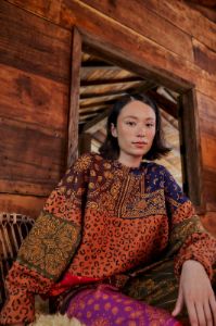 Bandana Dream Mixed Leopard Texture Sweatshirt sold by FARM Rio