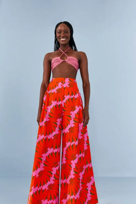 Pink Copacabana Pants sold by FARM Rio