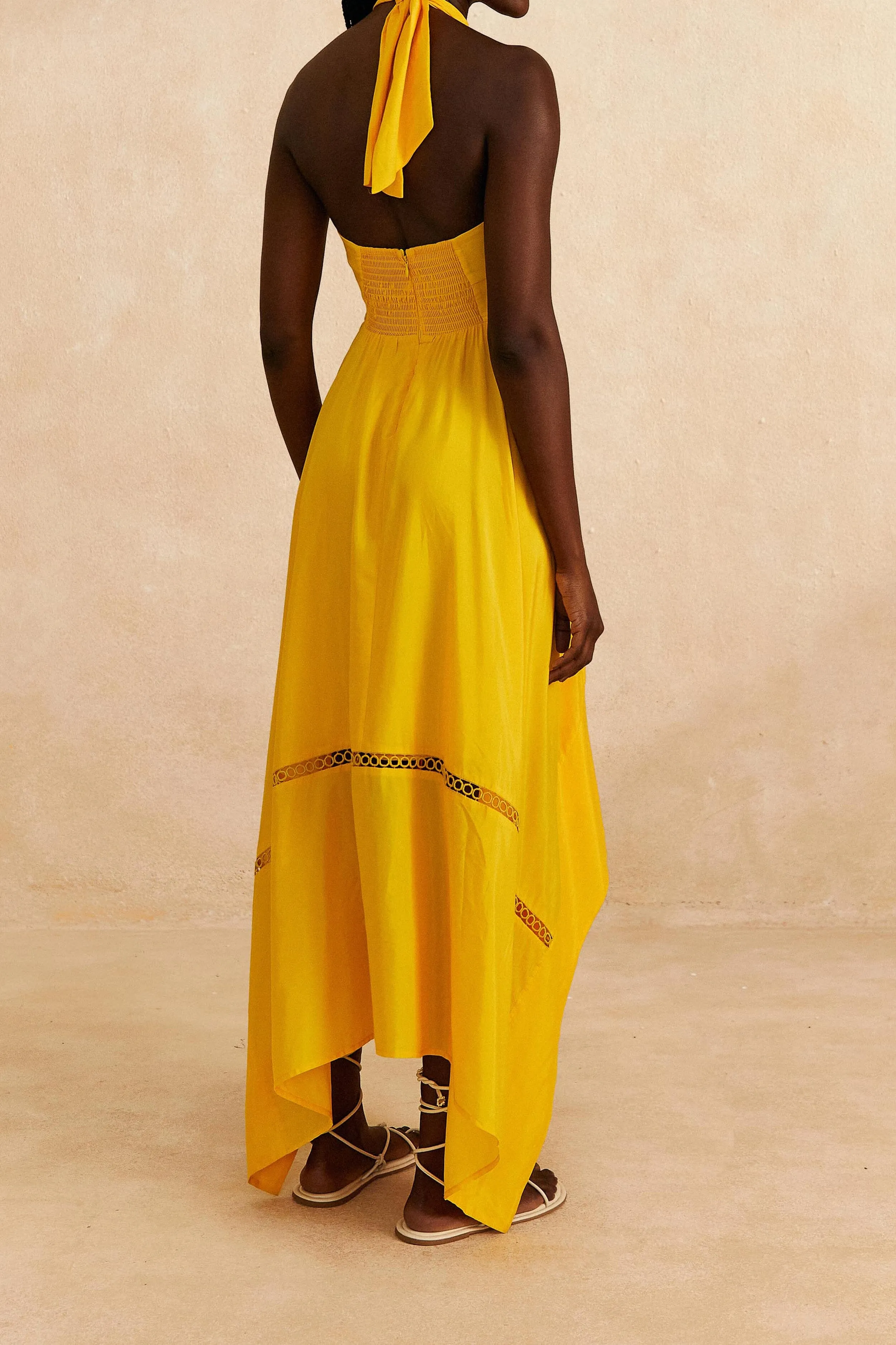 Yellow Sleeveless Maxi Dress sold by FARM Rio product image thumbnail 4