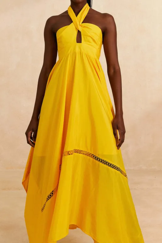 Yellow Sleeveless Maxi Dress sold by FARM Rio