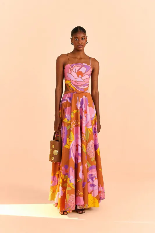 Embroidered Flower Top Maxi Dress sold by FARM Rio
