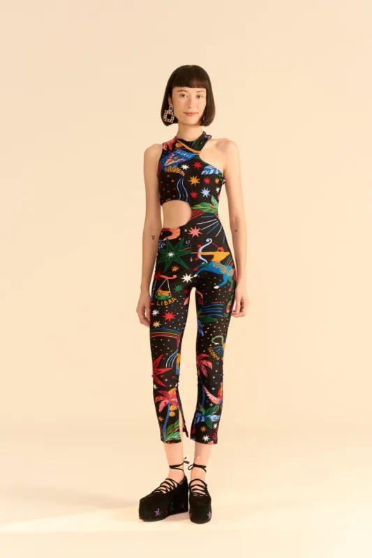 Zodiac Lycra Jumpsuit sold by FARM Rio