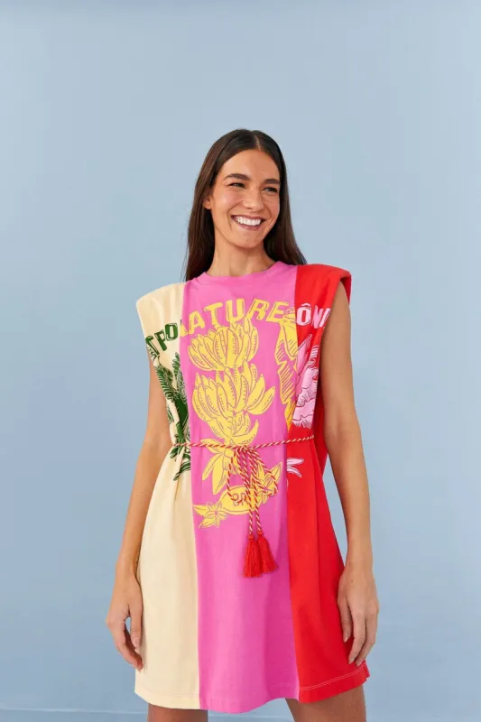 Mixed Prints Organic Cotton Mini Dress sold by FARM Rio