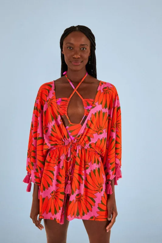 Pink Copacabana Cover Up sold by FARM Rio
