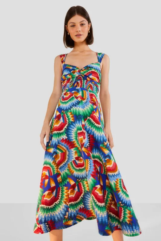 Chevron Toucans Midi Dress sold by FARM Rio