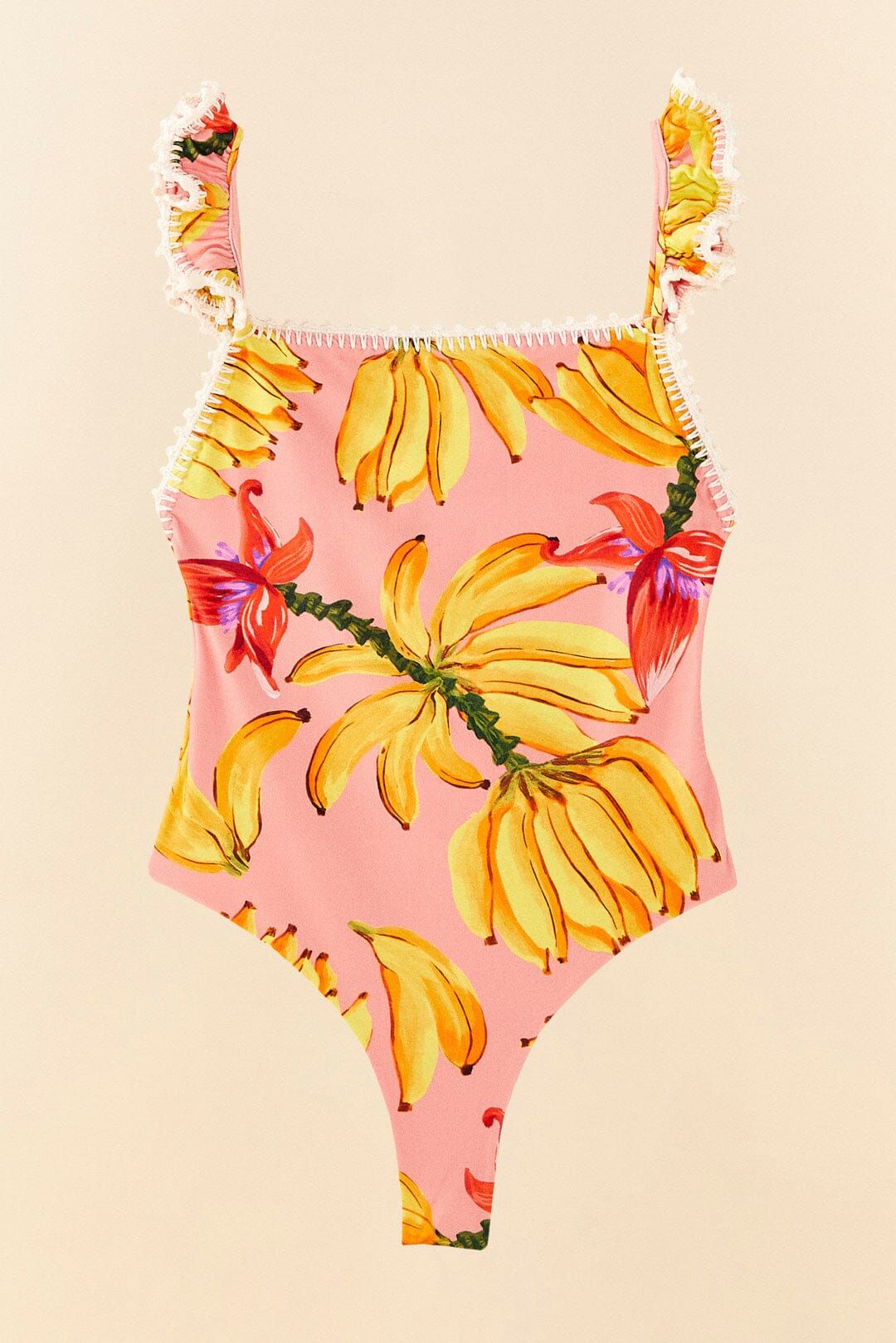 Pink Banana Taste One Piece Swimsuit sold by FARM Rio product image thumbnail 6