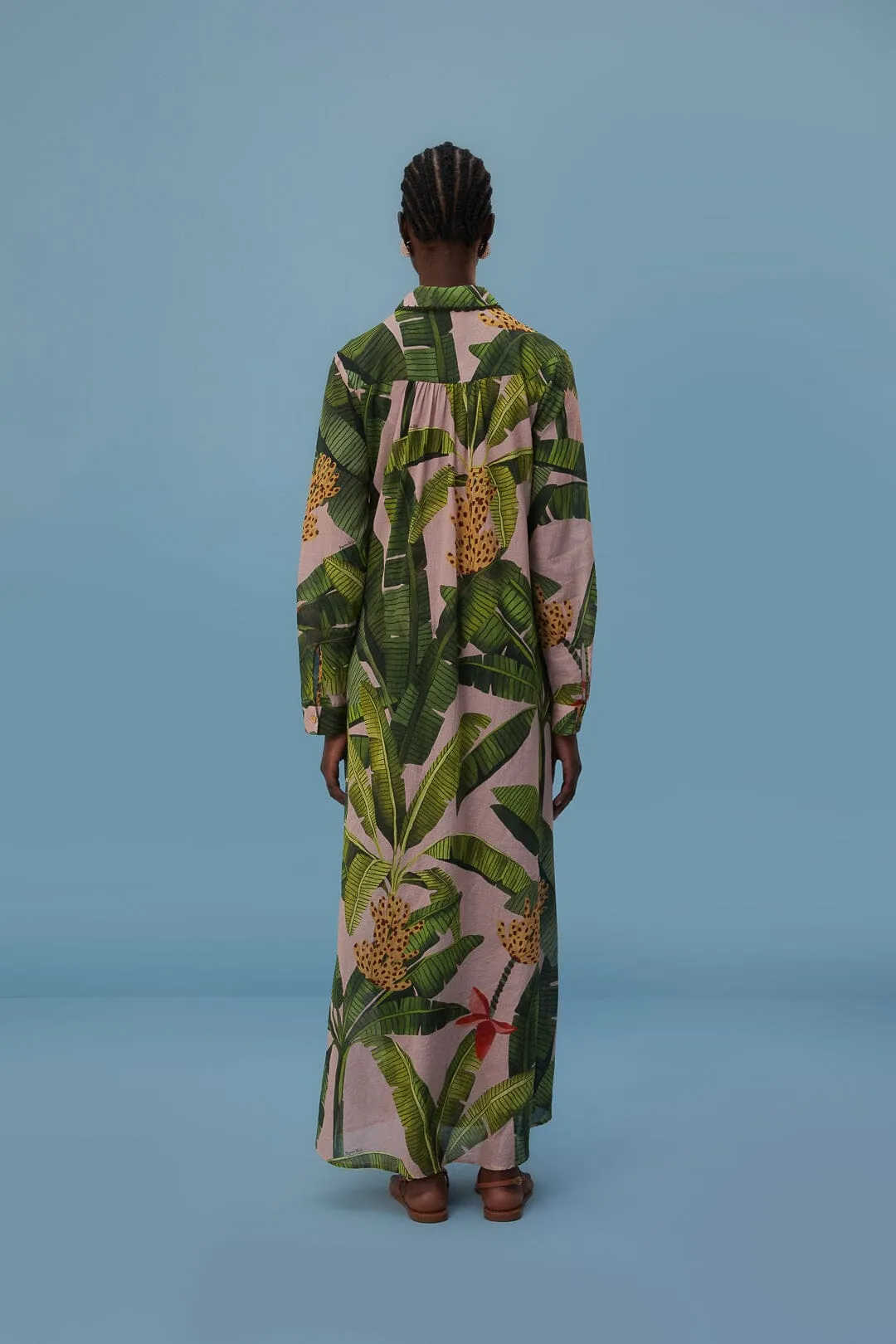 Banana Leaves Cover-Up sold by FARM Rio product image thumbnail 5