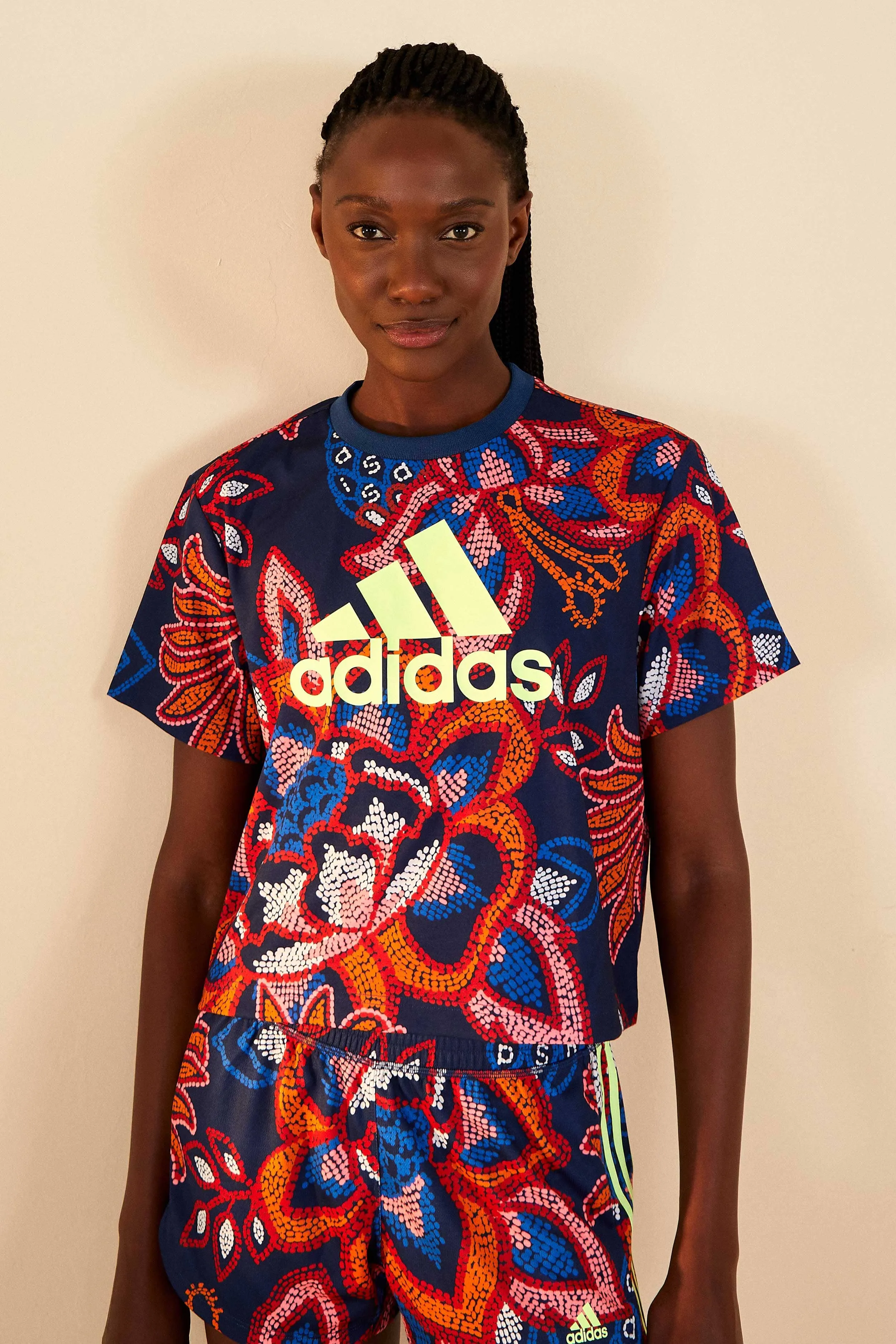 ADIDAS FARM GFX TEE BLUE | Parallel