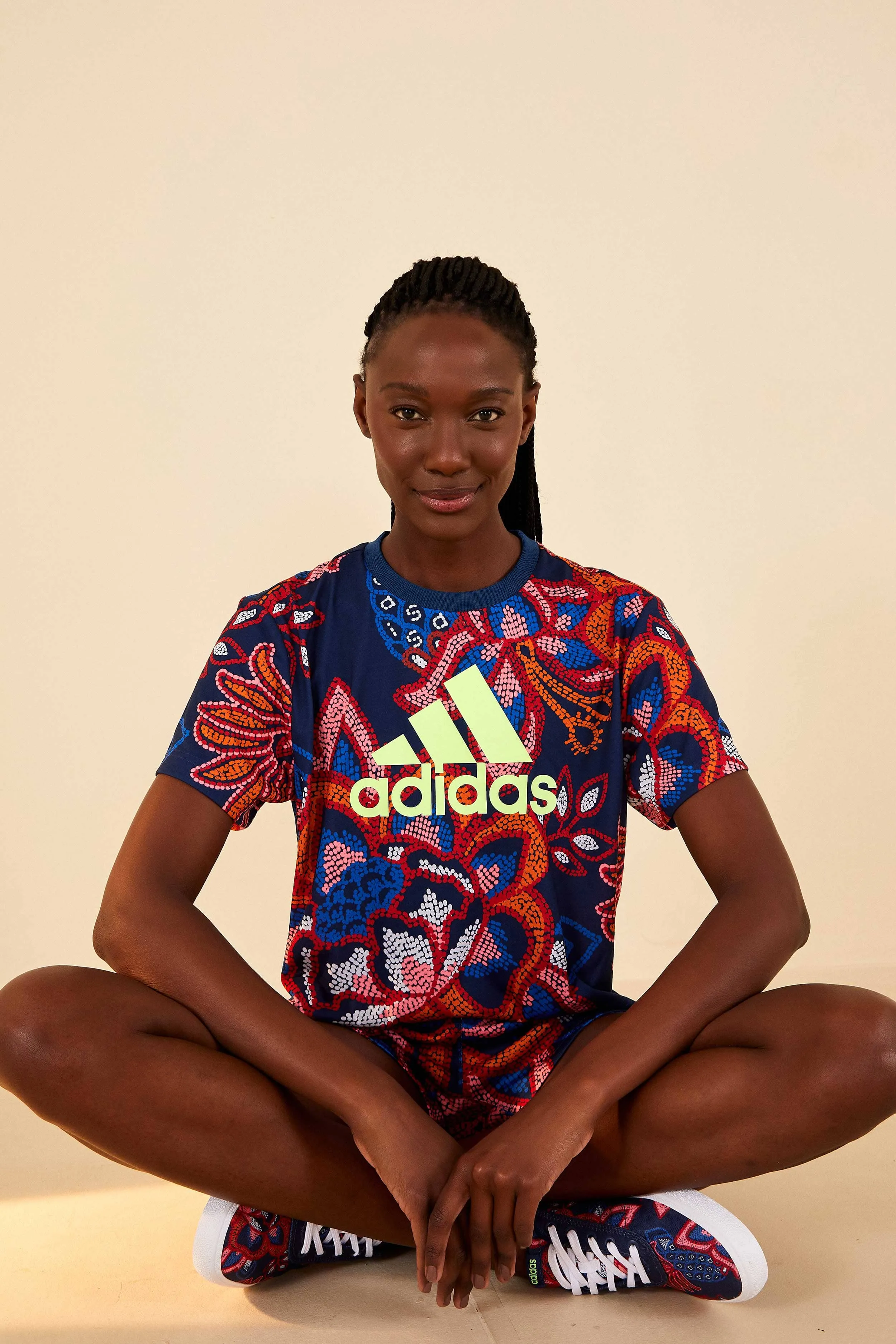 ADIDAS FARM GFX TEE BLUE | Parallel