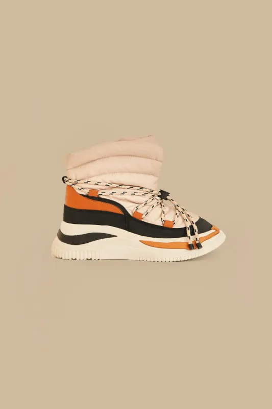 Off White Matelasse Puffy Boot sold by FARM Rio
