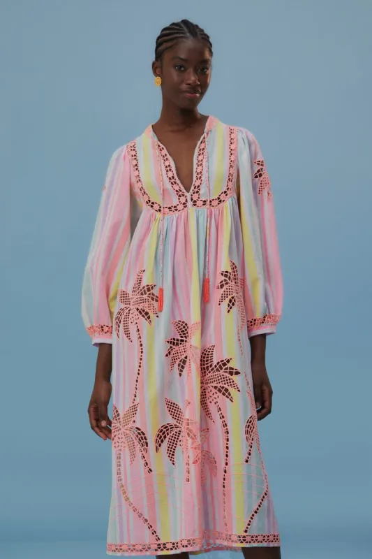Embroidered Coconut Richelieu Cover-Up sold by FARM Rio
