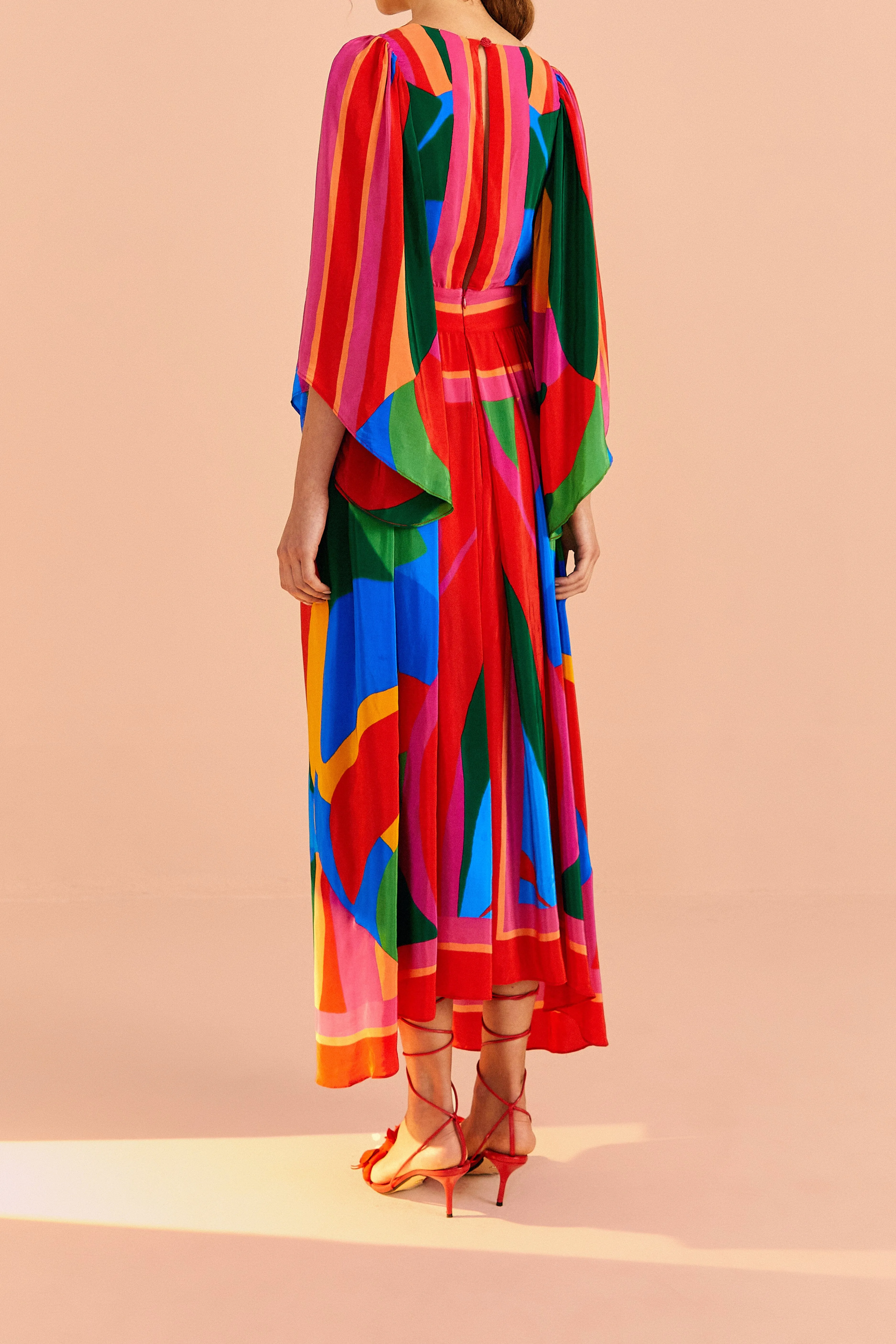 Colorful Leaves Midi Dress sold by FARM Rio product image thumbnail 2