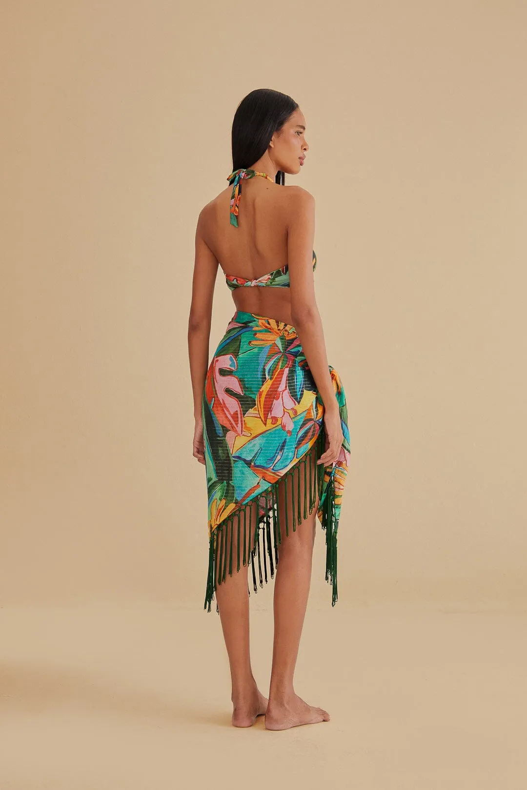 Banana Foliage Sarong sold by FARM Rio product image thumbnail 4