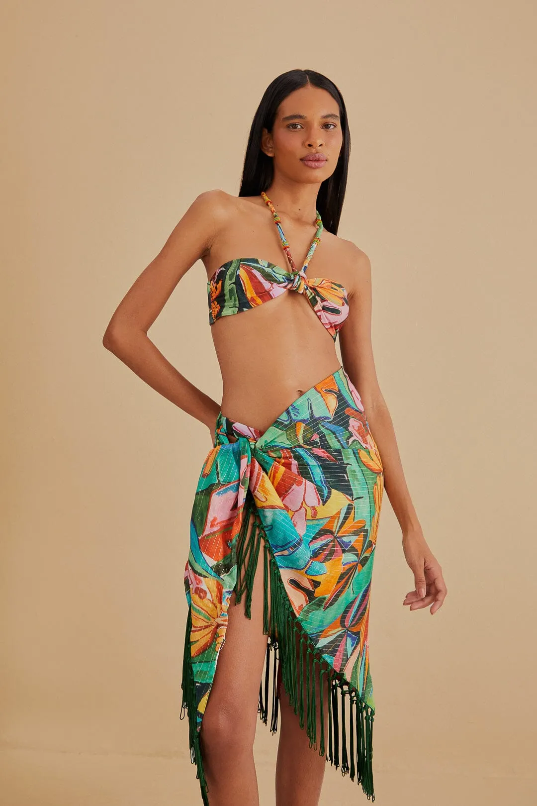 Banana Foliage Sarong sold by FARM Rio