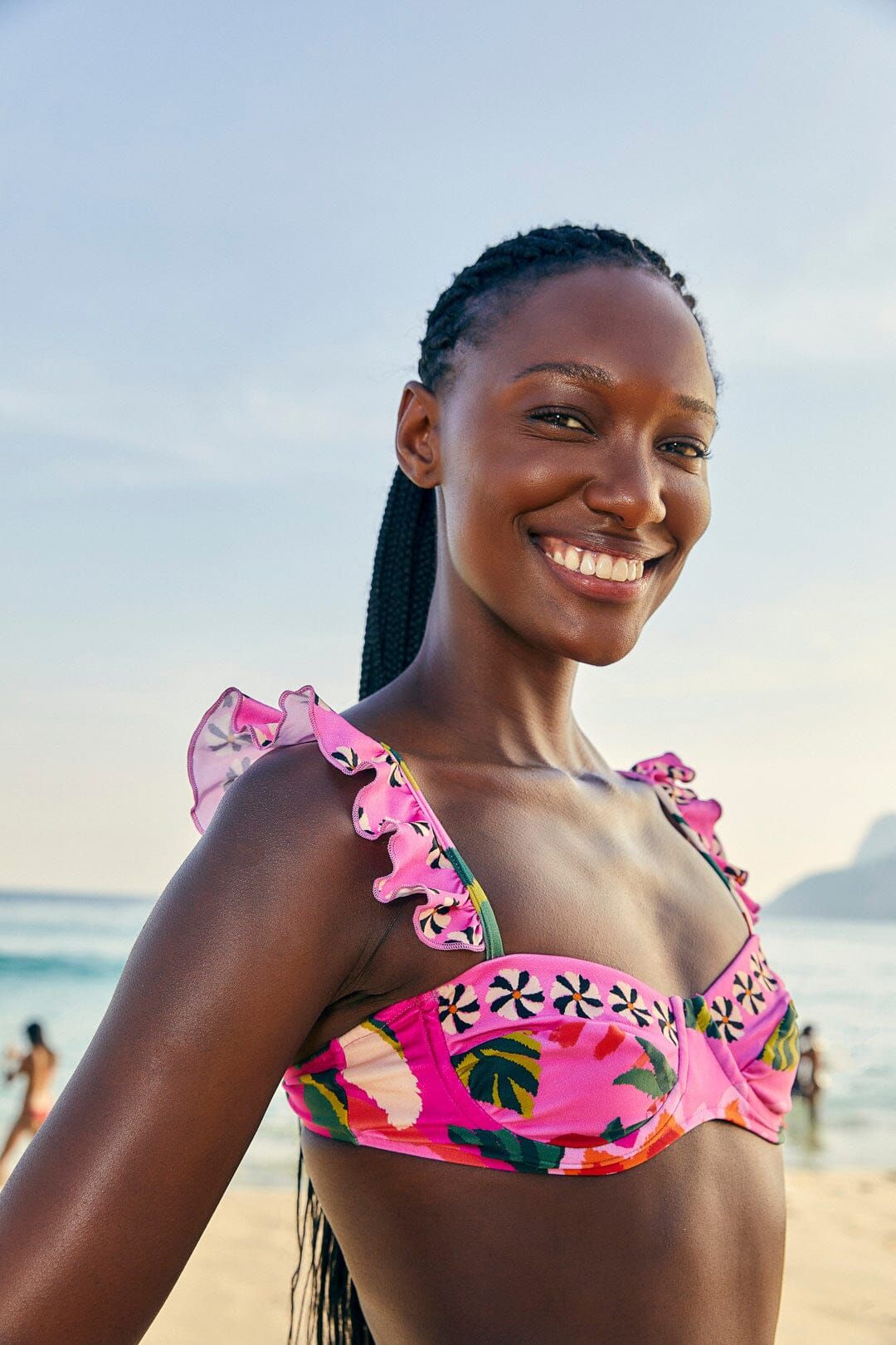 Pink Leopard Forest Underwire Bikini Top sold by FARM Rio