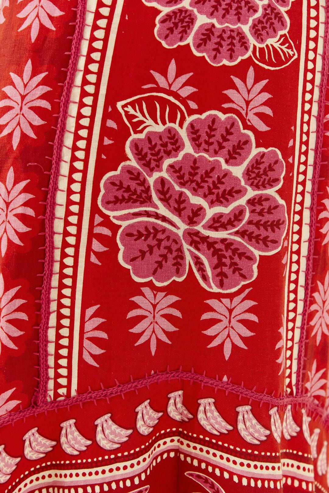 Red Summer Sunrise Maxi Dress sold by FARM Rio product image thumbnail 4