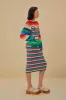 Colorful Stripes Crochet Midi Dress sold by FARM Rio