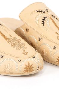 Beige Braided Mule sold by FARM Rio