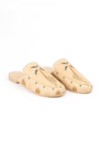 Beige Braided Mule sold by FARM Rio