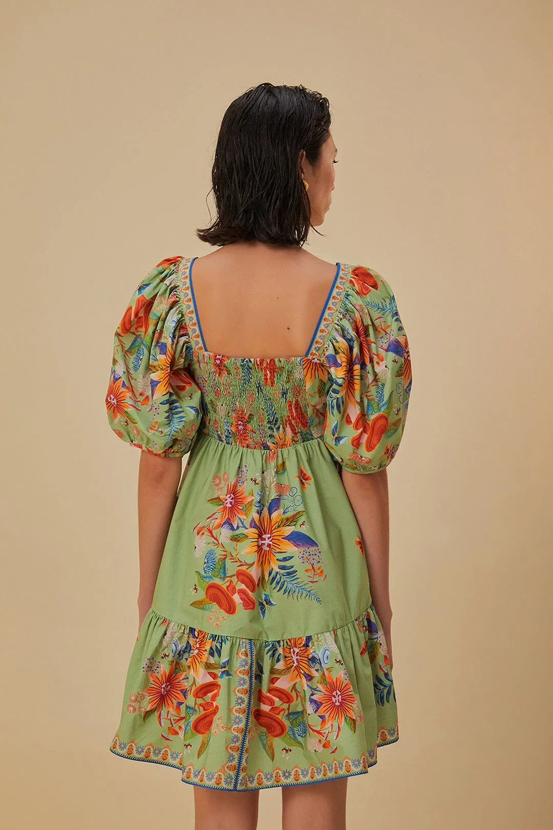 farm rio green bright yard mini dress Elegant Women's Poly Cotton Pant Suit