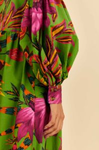 Maxi Flowers Organic Cotton Maxi Dress sold by FARM Rio