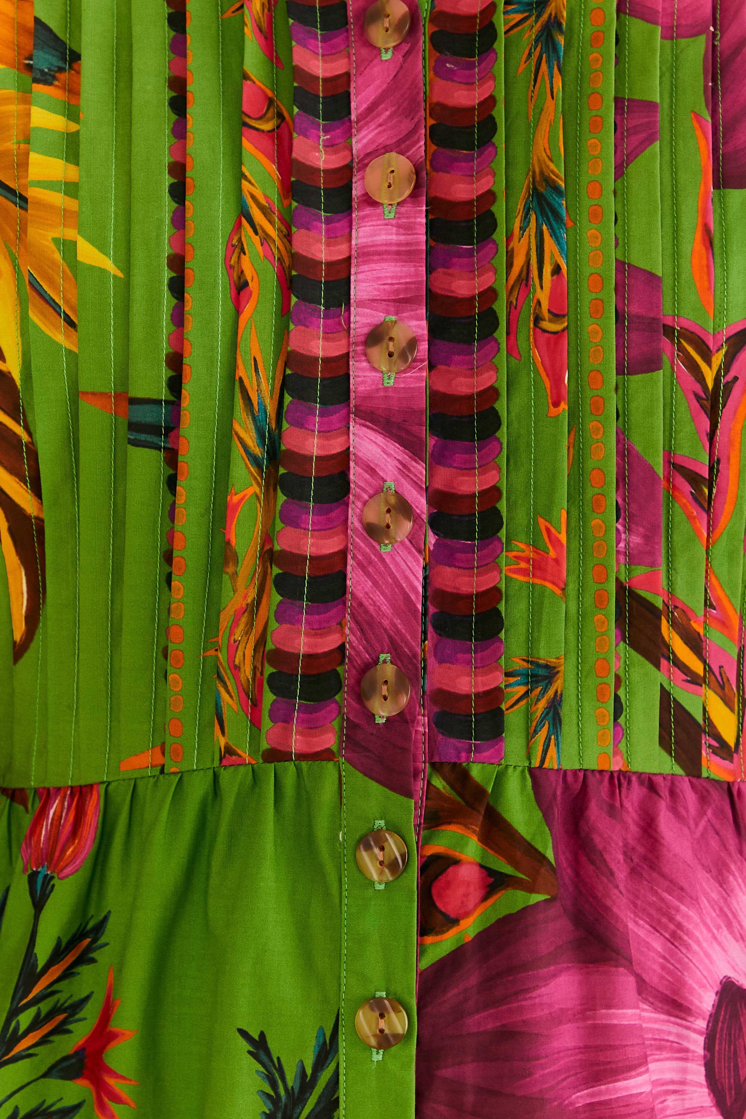 Maxi Flowers Organic Cotton Maxi Dress sold by FARM Rio product image thumbnail 5