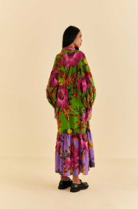 Maxi Flowers Organic Cotton Maxi Dress sold by FARM Rio