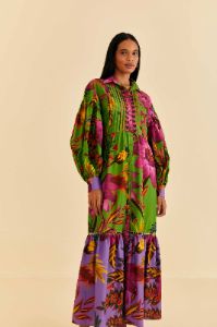 Maxi Flowers Organic Cotton Maxi Dress sold by FARM Rio
