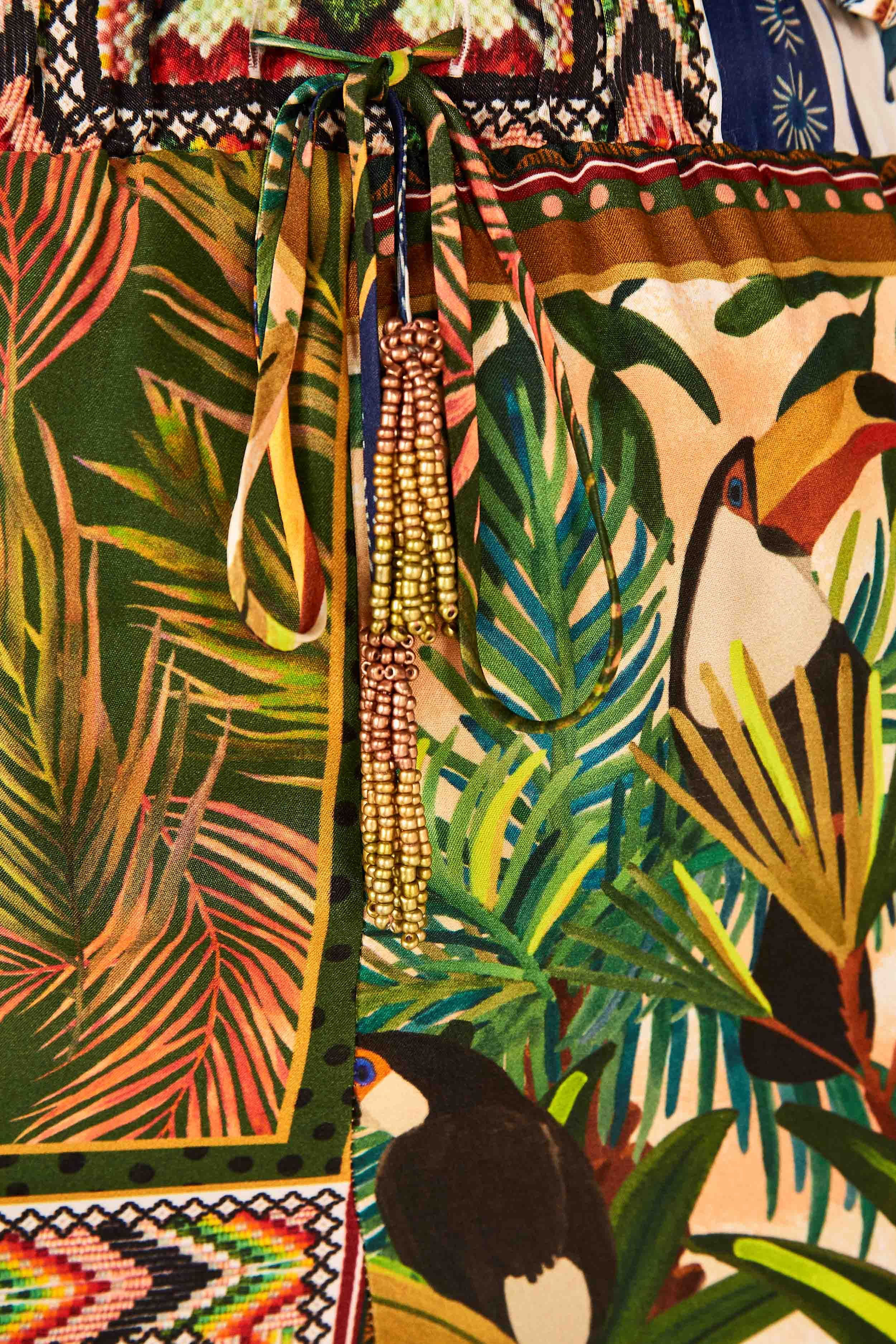 MIXED SCARVES PANTS sold by FARM Rio product image thumbnail 5