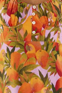 Lilac Mango Macaws Maxi Dress sold by FARM Rio