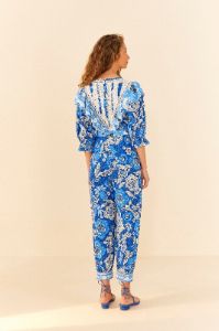 Blue Full Of Flowers Jumpsuit sold by FARM Rio