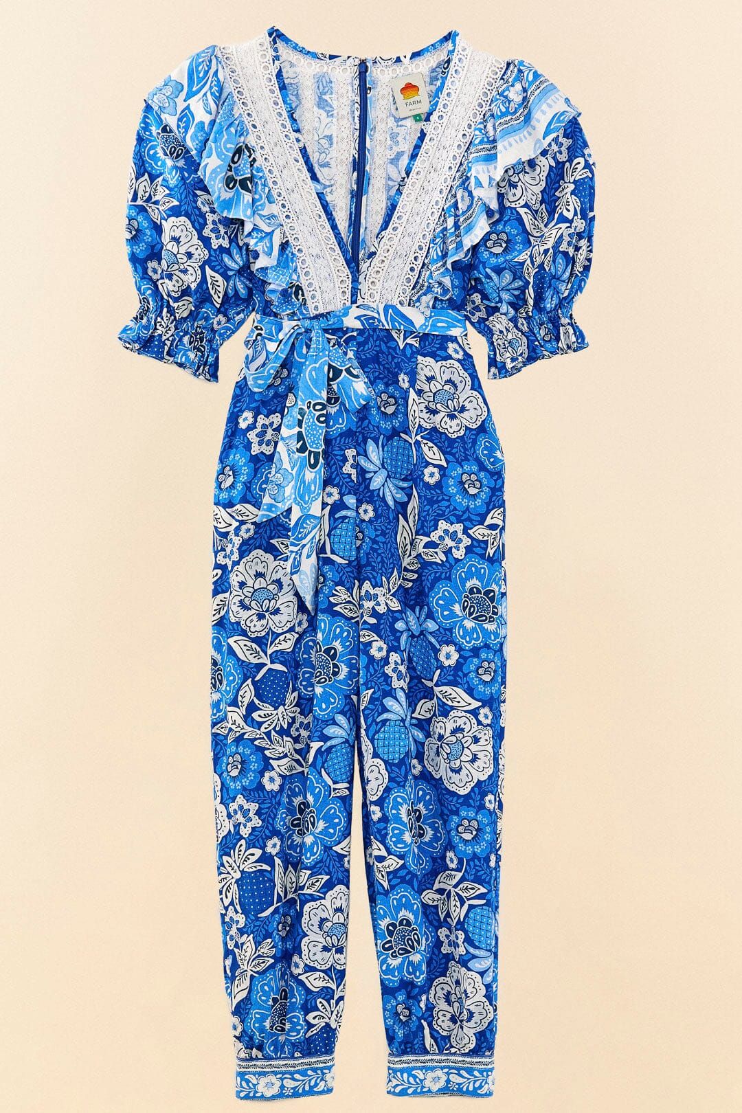 Blue Full Of Flowers Jumpsuit sold by FARM Rio product image thumbnail 6