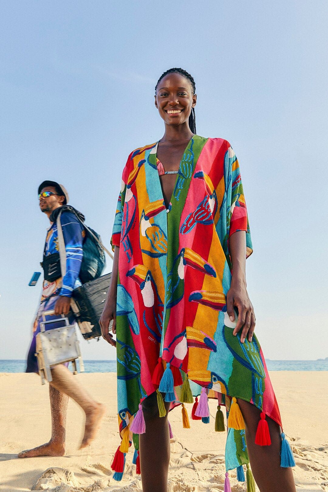 Wonderful Toucans Cover Up sold by FARM Rio product image thumbnail 2