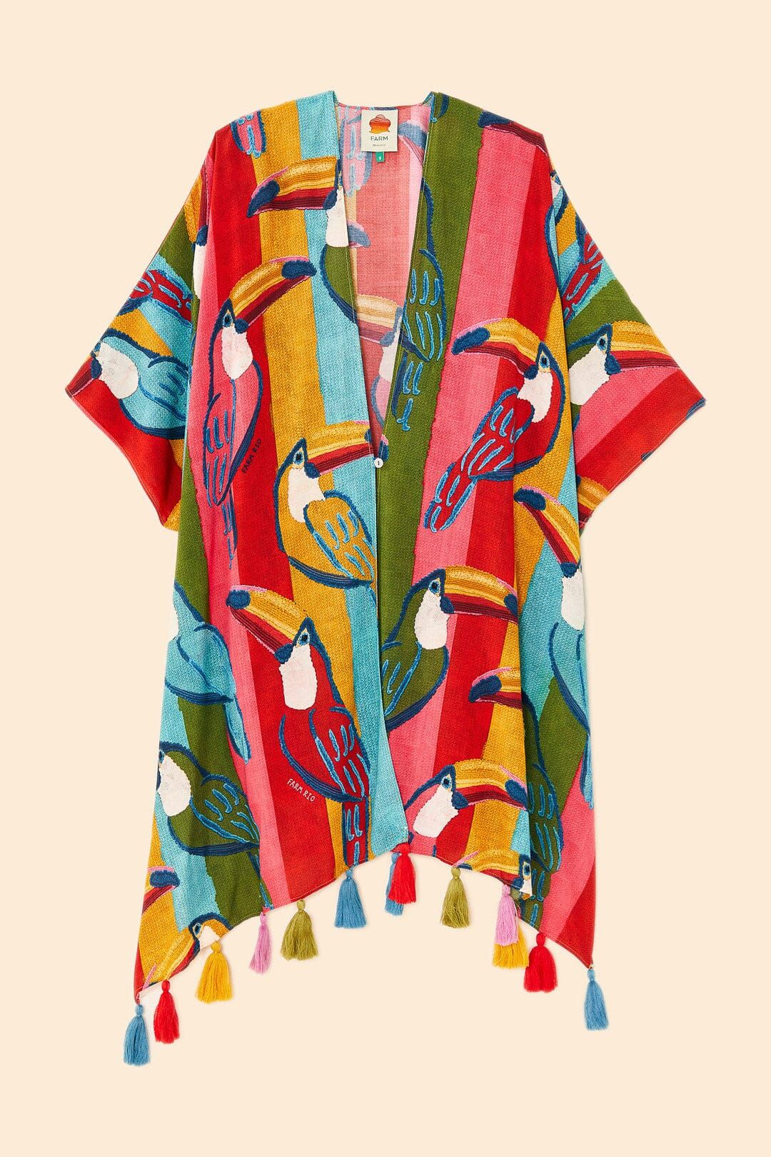 Wonderful Toucans Cover Up sold by FARM Rio product image thumbnail 7