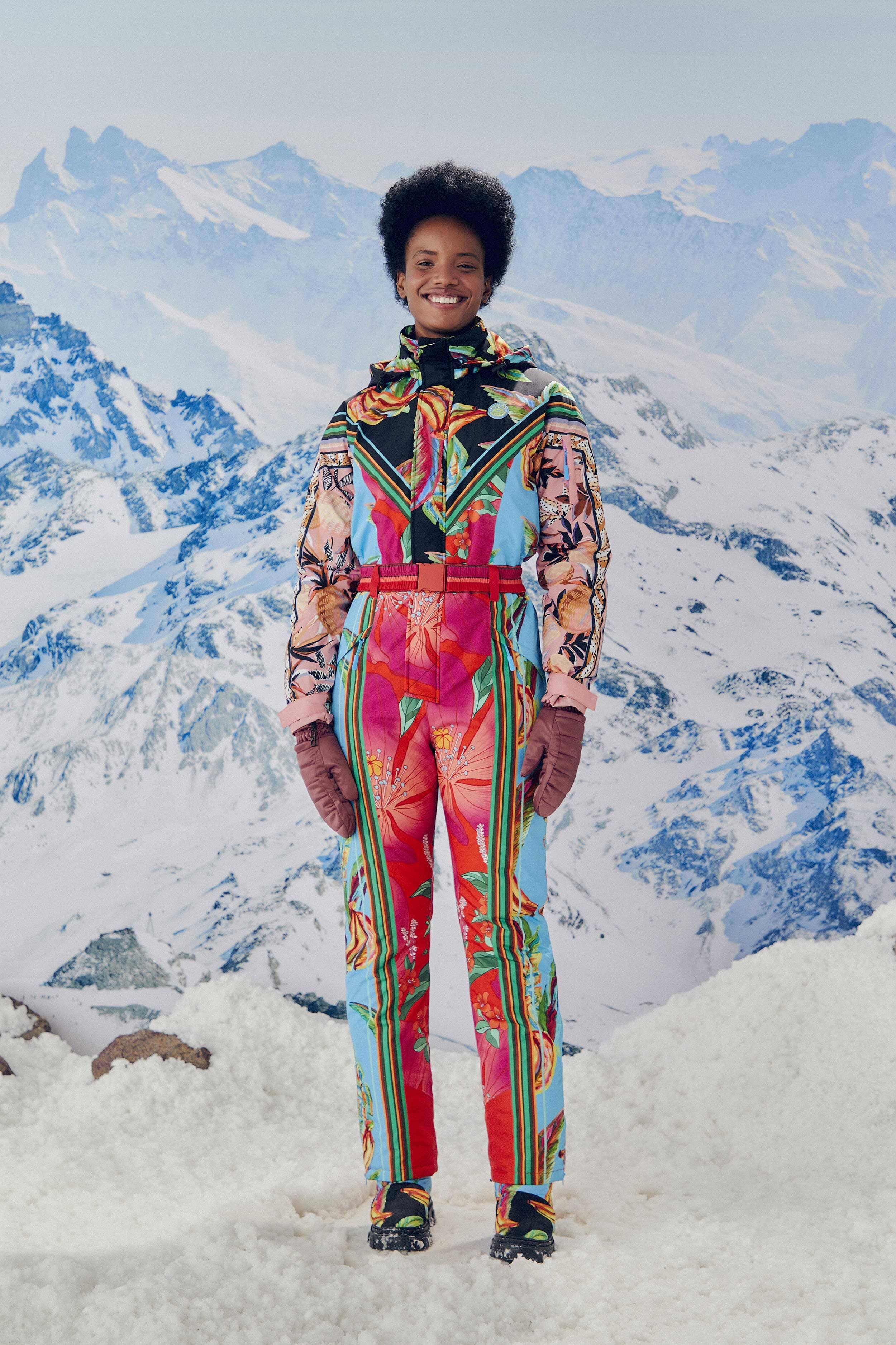 Mixed Scarves Ski Jumpsuit sold by FARM Rio